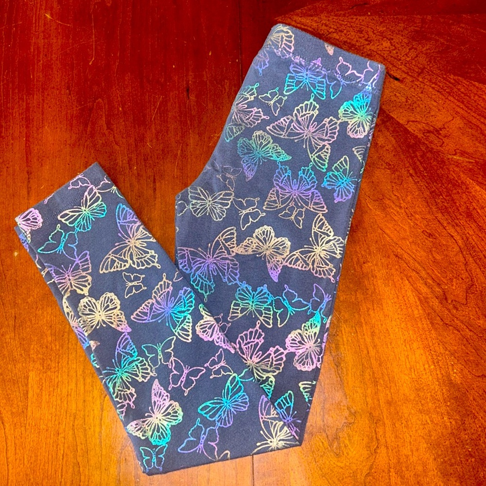 Girls Butterfly Leggings